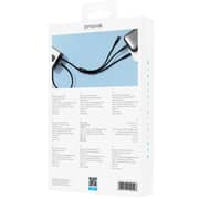 Proove Hydra 3-in-1 Type-C + Micro USB + Lightning Cable 1m Black