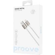 Proove Dense Metal Lightning Cable 1m White