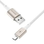 Proove Dense Metal Micro USB Cable 1m White