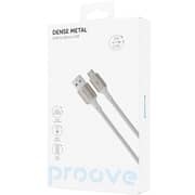 Proove Dense Metal Micro USB Cable 1m White