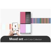 LG French Door Fridge MoodUP, LED Doors, InstaView, Smart control with ThinQ
