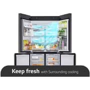 LG French Door Fridge MoodUP, LED Doors, InstaView, Smart control with ThinQ