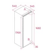 TEKA Built-In Freezer 200L with Energy Efficient Operation - RSF 73370 ME