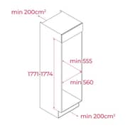 TEKA Built-In Refrigerator 316L with Adjustable Shelves - RSL 73370 ME