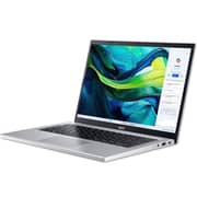 Acer Aspire GO 14 (2025) Laptop - AMD Ryzen 5-7520U / 14 Inches FHD / 512GB SSD / 8GB RAM / Shared AMD Radeon Graphics / Windows 11 Home / English & Arabic Keyboard / Silver / Middle East Version - [AG14-22P-R9WF]