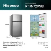 Hisense Top Mount Refrigerator 729 Litres RT3N729NBI