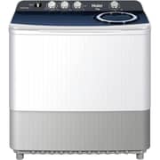 غسالة هاير بحوضين وتعبئة علوية سعة 8 كيلو جرام للغسيل و6 كيلو جرام للتجفيف HTW130-S186