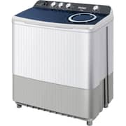 غسالة هاير بحوضين وتعبئة علوية سعة 8 كيلو جرام للغسيل و6 كيلو جرام للتجفيف HTW130-S186