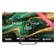 Haier 65inch 65S80F QLED 4K UHD Google Television (2025 Model)