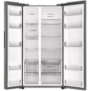 Haier Side By Side Refrigerator 600L Sunlight Steel - HRF-768SS