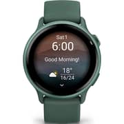 Garmin 010-02985-02 Vivoactive 6 Smartwatch Metallic Jasper Green with Jasper Green Band