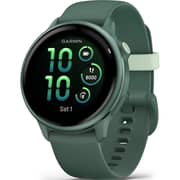Garmin 010-02985-02 Vivoactive 6 Smartwatch Metallic Jasper Green with Jasper Green Band