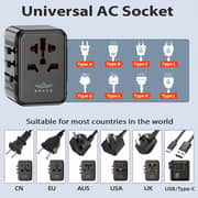 Brave Fast GAN 3 AC Adapter Black