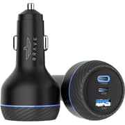 Brave 3Port Car Charger Black