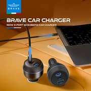 Brave 3Port Car Charger Black