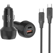 Brave QC 3.0 Port Car Charger Black