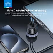 Brave QC 3.0 Port Car Charger Black