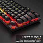 Jertech 4-in-1 Keyboard Mouse Headphone Mouse Pad Black