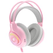 Jertech HG01 Wired On Ear Gaming Headset Pink 