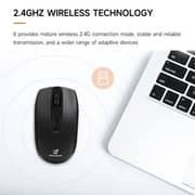 Jertech Wireless Mouse Black