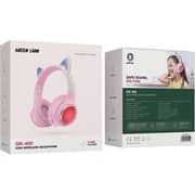 Green Lion GNK400HPPK GL-400 Kids Wireless On Ear Headphone Pink