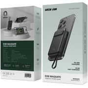 Green Lion DXB Magsafe Power Bank 10000mAh Silver GNDXBMG10KSL