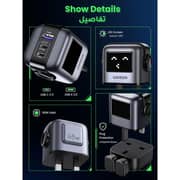 Ugreen Nexode USB-C 3Port Fast Charger Black