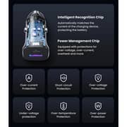 Ugreen USB-A + USB-C Dual Port Car Charger Grey