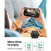 Ugreen USB-C 25W PD Charger Cable 2m Black