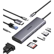 Ugreen 10-in-1 USB-C Hub Adapter Grey