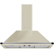 Smeg Victoria Aesthetic Built In Wall Hood 90cm Cream Painted - KT90PE