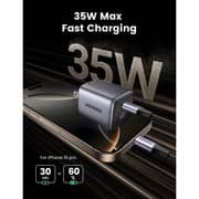Ugreen Nexode 35W Dual Port USB-C/USB-A Fast Charger – Grey
