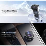 Ugreen EC305 Dual Port Fast Car Charger 30W, Compact, Grey
