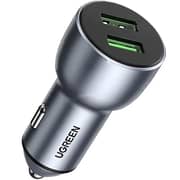 Ugreen CD213 40W Dual Port USB-C Car Charger, Fast Charging for Devices