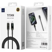 Wiwu Titan USB-C to Lightning Cable 30W, 1.2m Tarnish Finish-WI-C038CLTRN