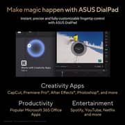 Asus ProArt P16 (2025) Laptop - AMD Ryzen AI 9-HX 370 / 16inch 4K / 4TB SSD / 64GB RAM / 8GB NVIDIA Geforce RTX 5070 Graphics / Windows 11 Home / English & Arabic Keyboard / Nano Black / Middle East Version - [H7606WP-ME025W]
