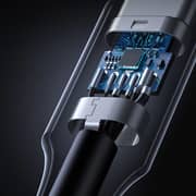 سلك يوجرين USB-C / USB-C PD و100 واط 1 متر لون أبيض US557