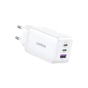 Ugreen USB A/C Wallcharger Nexode Dual C1xUSB-A, 65W, GaN, White -CD244