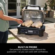 Ninja OG850UK Woodfire Pro XL Electric BBQ Grill, Smoker & Air Fryer