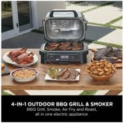 Ninja OG850UK Woodfire Pro XL Electric BBQ Grill, Smoker & Air Fryer