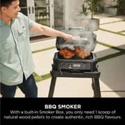 Ninja OG850UK Woodfire Pro XL Electric BBQ Grill, Smoker & Air Fryer