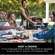 Ninja OO101UKRAW Woodfire 8-in-1 Outdoor Oven, BBQ, Bake, Roast – 1700W