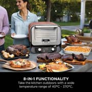 Ninja OO101UKRAW Woodfire 8-in-1 Outdoor Oven, BBQ, Bake, Roast – 1700W