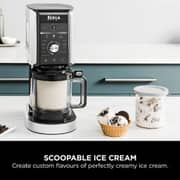 Ninja Creami NC501UK 10-in-1 Ice Cream Maker, Sorbet & Smoothie – 800W