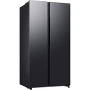 Samsung RS70F65Q1FAE Side-by-Side Refrigerator, Water Dispenser, Inox