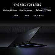 Asus ROG Strix G16 Gaming (2025) Laptop - 2nd Gen / Intel Core Ultra 9-275HX / 16inch / 1TB SSD / 32GB RAM / 16GB NVIDIA GeForce RTX 5080 Graphics / Windows 11 Home / English & Arabic Keyboard / Gray / Middle East Version - [G615LW-G321W]