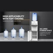 Toshiba Top Load Water Dispenser, Black, RWF-W2034TG(K)