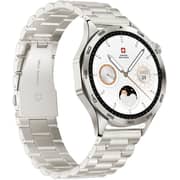 Swiss Military Smart Watch, Gold Steel Strap, Fitness & Health Tracker