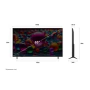LG 65 Inch UHD AI UA85 4K Smart TV AI Magic remote HDR10 WebOS25 (2025)