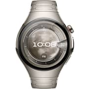 Huawei Watch 5 - 1.38″ AMOLED Display, One‑Tap Multi‑Sensor Wellness Suite Smartwatch, Silver Titanium